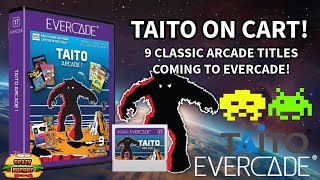 Evercade Taito Arcade 1 - 9 Classic Arcade Titles Coming On Cartridge!