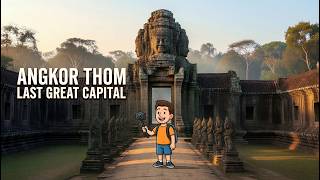 Angkor thom: The story of Cambodia's last great capital (south gate to Bayon Vlog)
