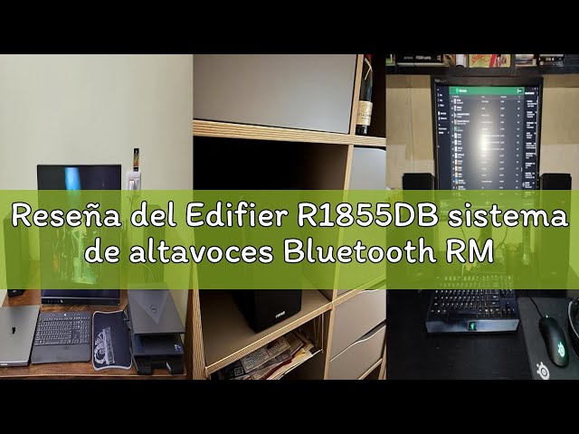 Vídeo relacionado con Edifier R1855DB Bluetooth Lautsprechersystem RMS 16Wx2 + 19Wx2, Schwarz