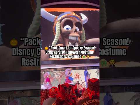 Thumbnail for Halloween on the High Seas Costume Rules You NEED to Know! #dcl #disneycruise #disneydream