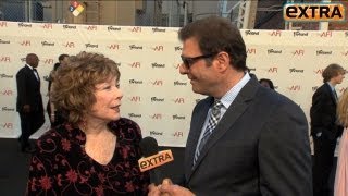 'Extra' with Shirley MacLaine for AFI Life Achievement Award