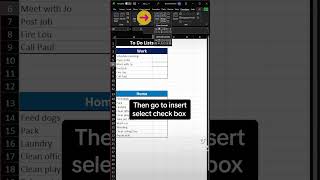 Checkboxes. Learn how to add checkboxes to a to do list. - Excel Xpert tutorial video