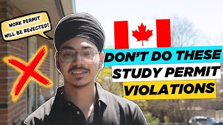 Top "6 Study Permit Violations" as a Student in Canada