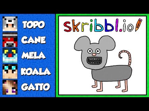 PORTO I MIEI AMICI A DISEGNARE SU SKRIBBL.IO!!!