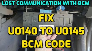 dtc u0140 quickly Fix