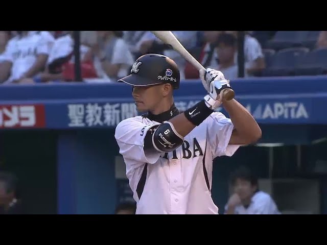 【3回裏】マリーンズ・福浦続いた!! ライト前タイムリーヒットで3点目!! 2014/8/10 M-L