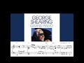 George Shearing - When a woman loves a man | Transcription | sheet | 입시곡 추천 | Jazz piano