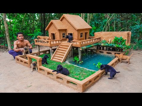Insane Real-life Dog House Build in Minecraft