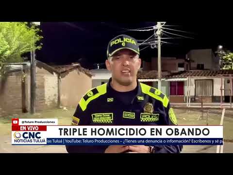 TRIPLE HOMICIDIO EN OBANDO: TRES PERSONAS FUERON ASESINADAS EN UNA VIVIENDA