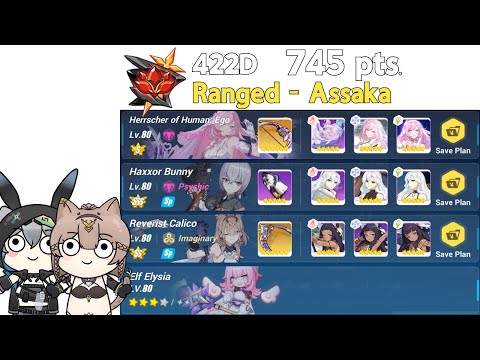 HB best support (copium) | EX Abyss RL(422D) - Ranged Assaka (745 pts.) [Honkai Impact 3rd]