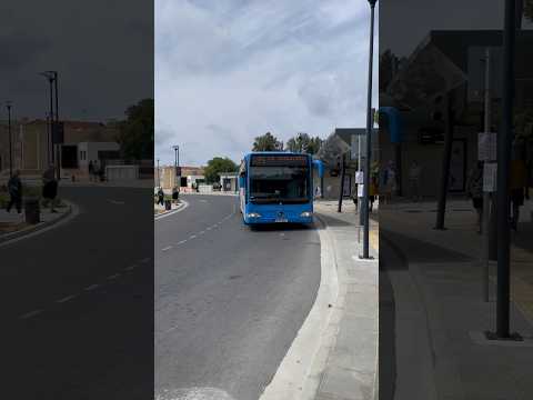 Tombs Of The Kings Station, Paphos Bus Line 611 Mercedes Benz Citaro