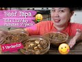 BEEF TAPA Recipe for Business 3 Variants with Costing