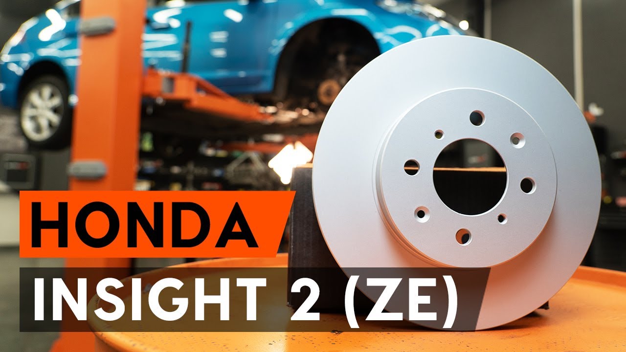 Ako vymeniť predné brzdové kotúče na Honda Insight ZE2_ZE3 – návod na výmenu