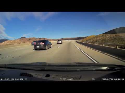 California Highway Patrol Traffic Break for object in road.
