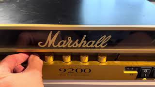 Video thumbnail for Marshall 9200 dual mono Guitar power amp 5881 by HiFi and DIY