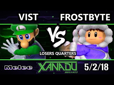S@X 248 Melee - Vist (Luigi) Vs. Frostbyte (Ice Climbers) - Smash Melee Losers Quarters