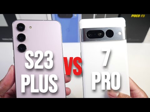 Pixel 7 Pro VS Samsung Galaxy S23 Plus - (Speed Test, Camera Comparison, Speakers & PUBG)
