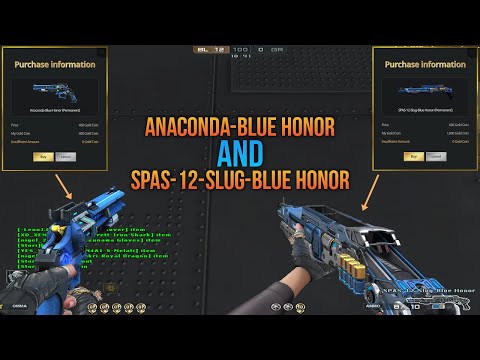 Anaconda-Blue Honor & SPAS-12-SLUG-Blue Honor | New guns will be available at the Goldrush | CFPH