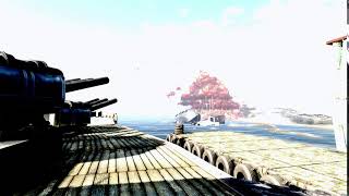 ships cannons testfire
