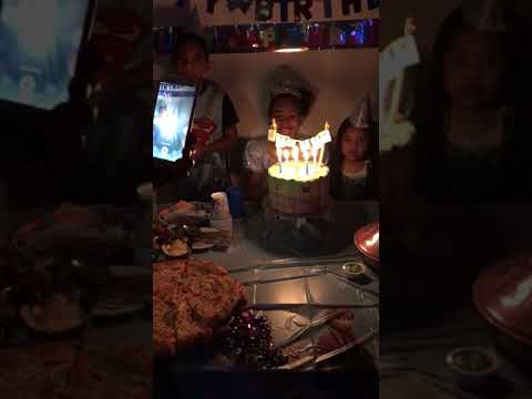 Singing Birth Day song with Maitha, Rashood from Dubai, UAE