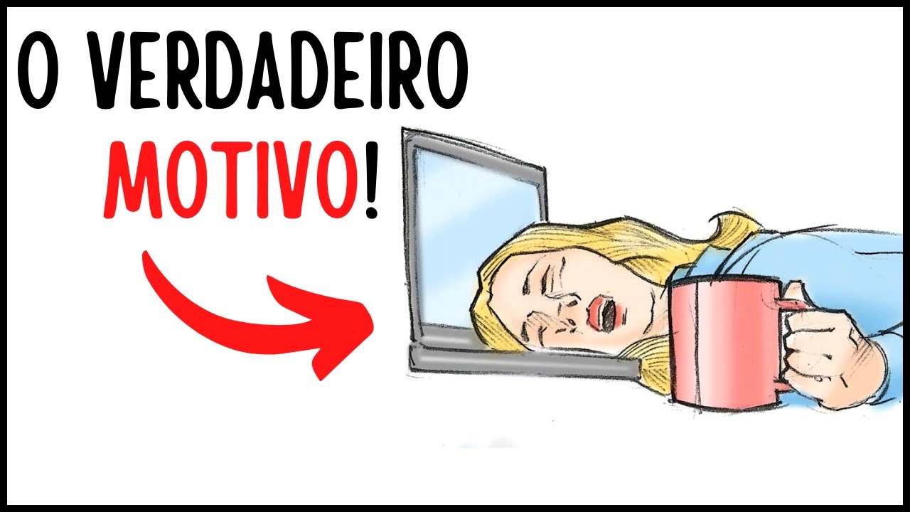 Por que me sinto CANSADO e COM SONO o tempo todo? - 3 dicas