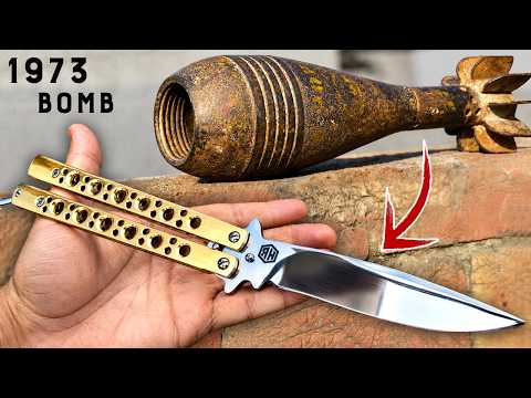 Turning an Old Bomb Into a Knife