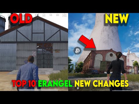 Top 10 NEW Changes in PUBG New Map Erangel 2.0 - PUBG Mobile #2