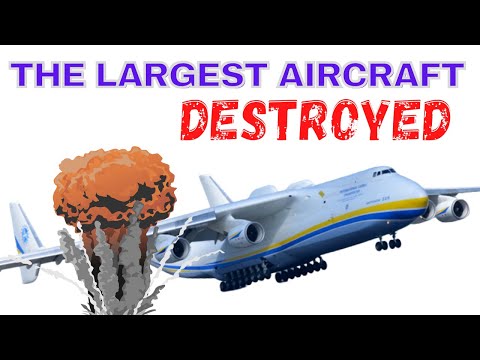 Antonov AN-225 "Mriya" is Destroyed || Russia Attacked Ukraine & destroyed world's largest aircraft