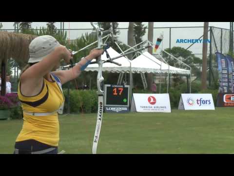 Victoriya Koval v Inna Stepanova – recurve women gold | Antalya 2010 Archery World Cup S2