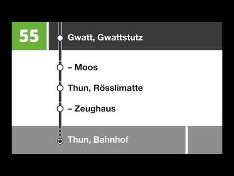 STI Ansagen - 55 - Wimmis – Reutigen – Gwatt – Thun