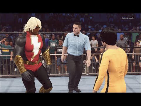 WWE 2K22 - Warlock vs. Bruce Lee - Super Dragon 🐉