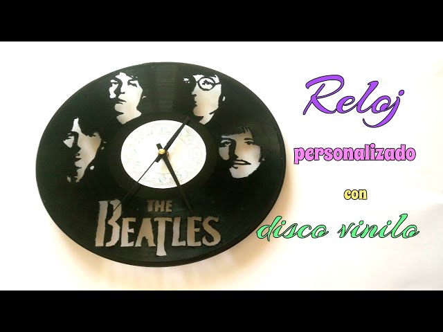 Vídeo relacionado con SHHAO Reloj de pared de vinilo con banda de música de Lord of the Rings con para sala de estar, cocina, regalos únicos hechos a mano para decoración de pared (sin luz)