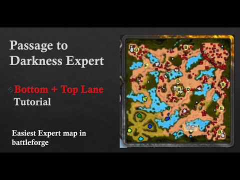 Battleforge/Skylords Reborn Passage to Darkness Expert, Top and Bottom Lane [With Commentary]