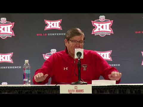 Texas Tech Basketball vs Oklahoma: Big 12 Tournament Semifinals Postgame Presser | 2022