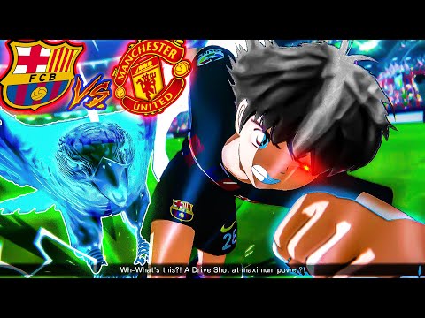 Barcelona vs Manchester United – Ultimate Captain Tsubasa: Rise of New Champions Battle