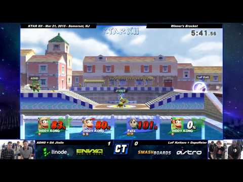 KTAR XII - ADHD + Jtails vs Keitaro + Dapuffster - Smash Wii U