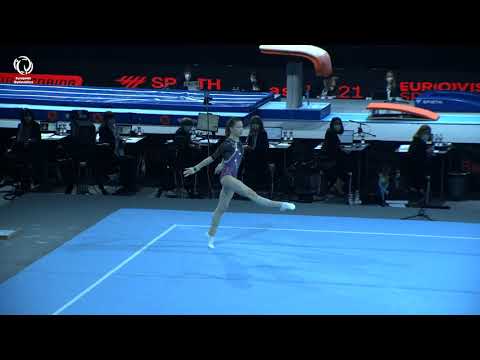 Vladislava URAZOVA (RUS) - 2021 Artistic Europeans - Qualification floor