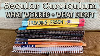 Secular Homeschool Curriculum Update 2022 - First Grade + Kindergarten