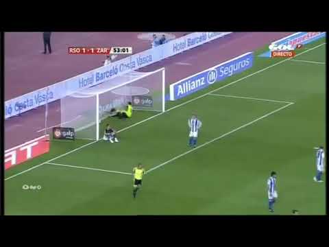 Liga 2010/11 Gol de Gabi / Real Sociedad - Real Zaragoza