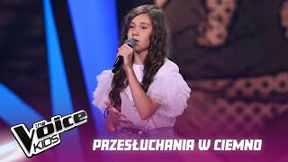 Marysia Stachera - „Take My Breath Away” - Przesłuchania w ciemno | The Voice Kids Poland 6