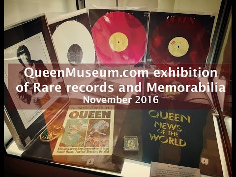 QueenMuseum Exhibition [2016] of rare Queen Records & Memorabilia at MAM, Cosenza 26-27 nov. 2016