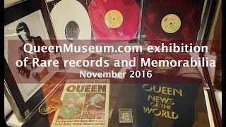 QueenMuseum Exhibition [2016] of rare Queen Records & Memorabilia at MAM, Cosenza 26-27 nov. 2016