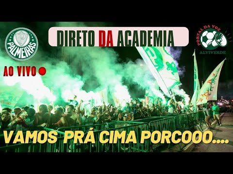🐷APOIO DA TORCIDA DO PALMEIRAS  | PALMEIRAS X ATLHETICO-PR|DIRETO DA ACADEMIA💪🏆|VAMOS PRÁ CIMA PORCO