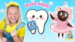 Zähne putzen lernen – Erste Wörter für Kleinkinder | Deutsch mit Mimi Maus