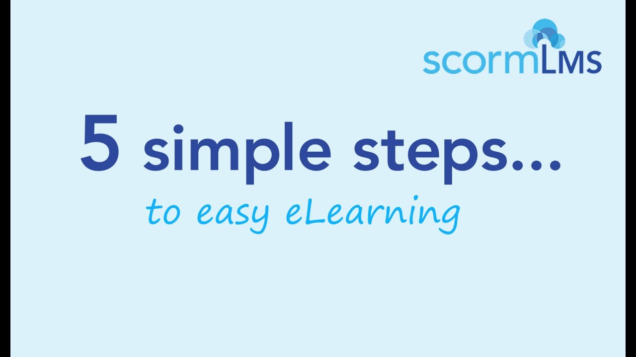 5 Simple Steps to Easy eLearning