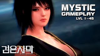 Black Desert (검은사막) - Mystic lvl 1~45 Gameplay - F2P - KR