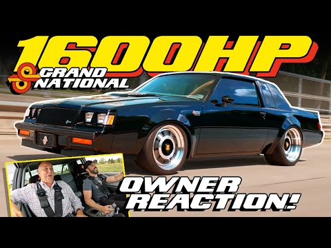 1600Hp Twin-Turbo Buick Grand National V8  - Owner reacts to Roadster Shop ridealong!