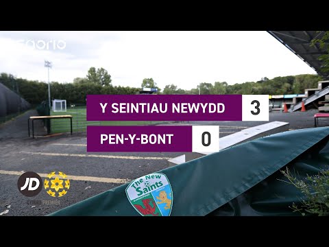 Uchafbwyntiau | Highlights: Y Seintiau Newydd 3-0 Pen-y-bont | JD Cymru Premier