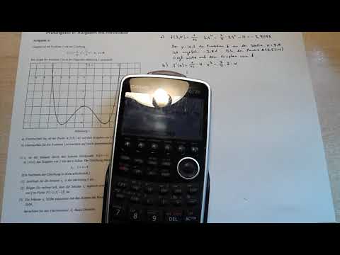Mathematik EF: Musterlösung Zentrale Klausur - Aufgaben mit Hilfsmittel (Teil 1)