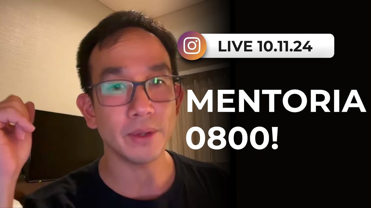 Live - 10.11.2024 - Mentoria 0800!